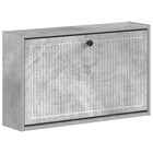 Wandgemonteerde Schoenkast EDE 71 x 17 x 43 cm Bewerkt hout