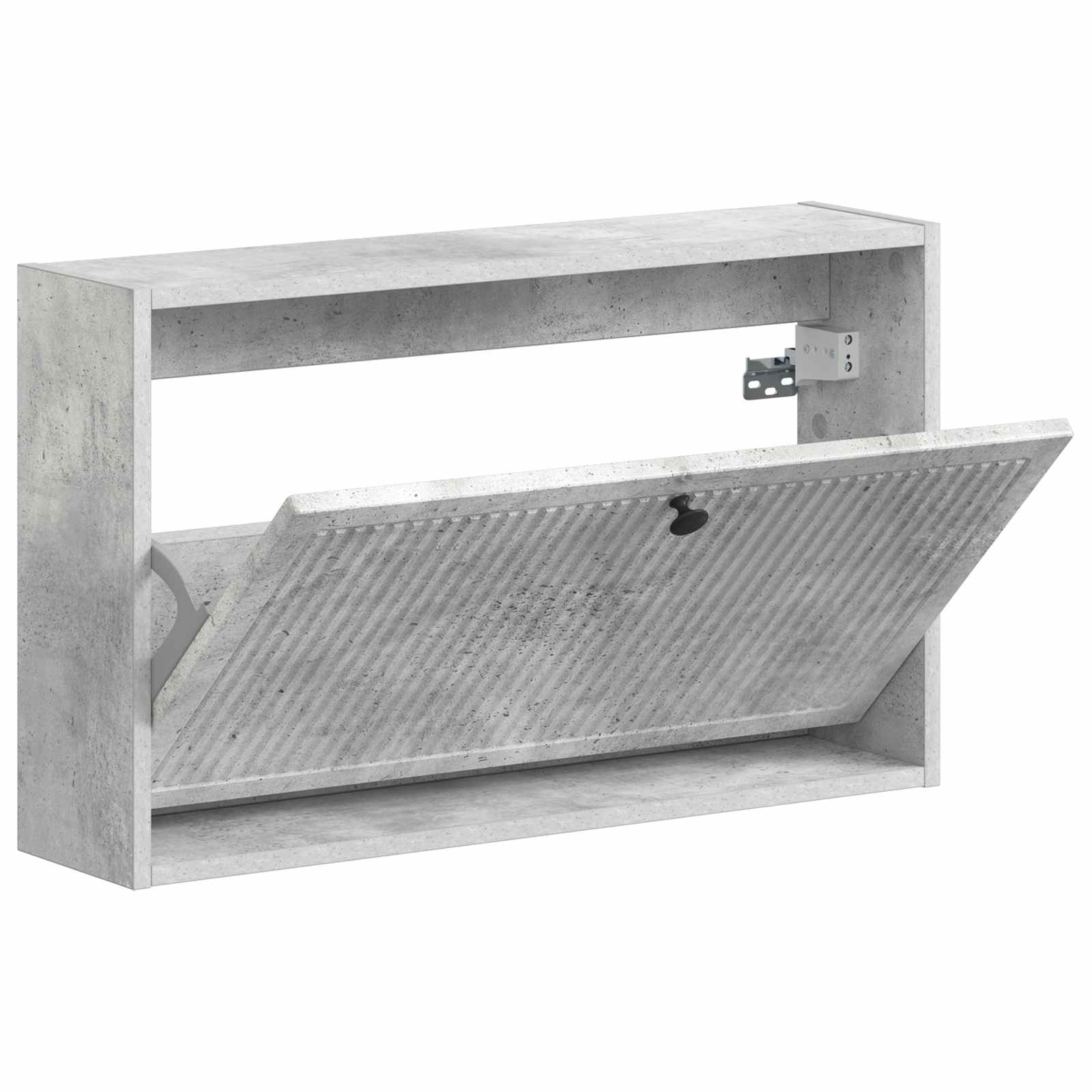 Wandgemonteerde Schoenkast EDE 71 x 17 x 43 cm Bewerkt hout