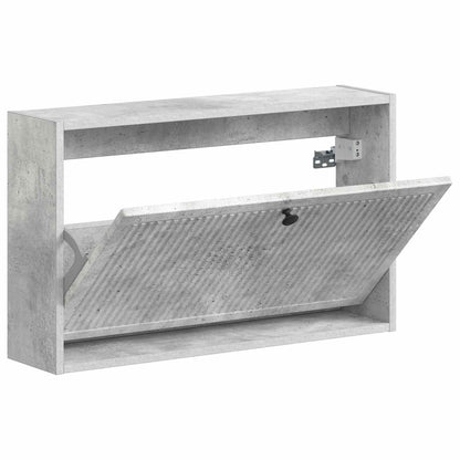 Wandgemonteerde Schoenkast EDE 71 x 17 x 43 cm Bewerkt hout