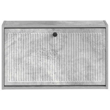 Wandgemonteerde Schoenkast EDE 71 x 17 x 43 cm Bewerkt hout