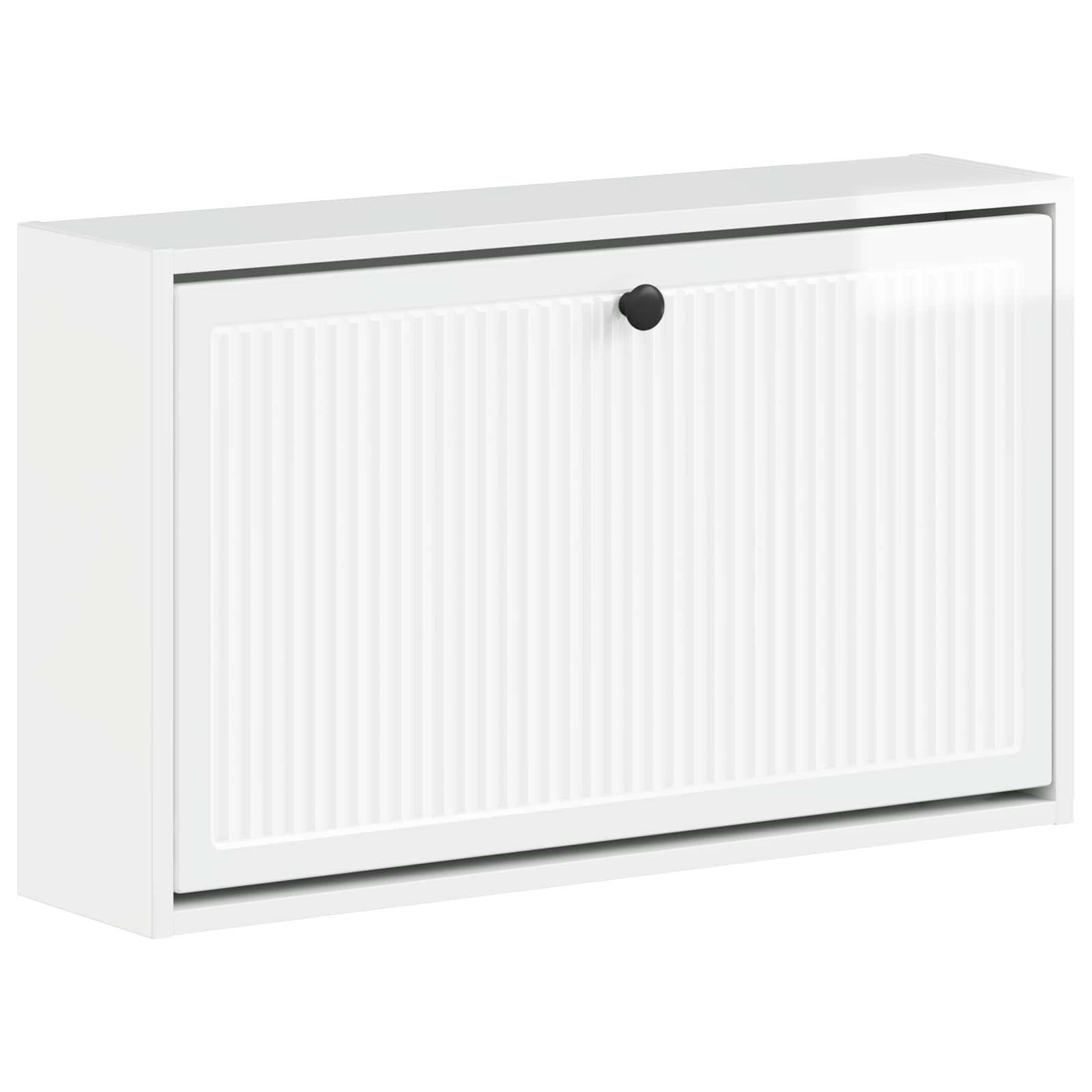 Wandgemonteerde Schoenkast EDE 71 x 17 x 43 cm Bewerkt hout