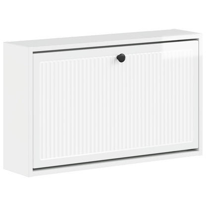 Wandgemonteerde Schoenkast EDE 71 x 17 x 43 cm Bewerkt hout