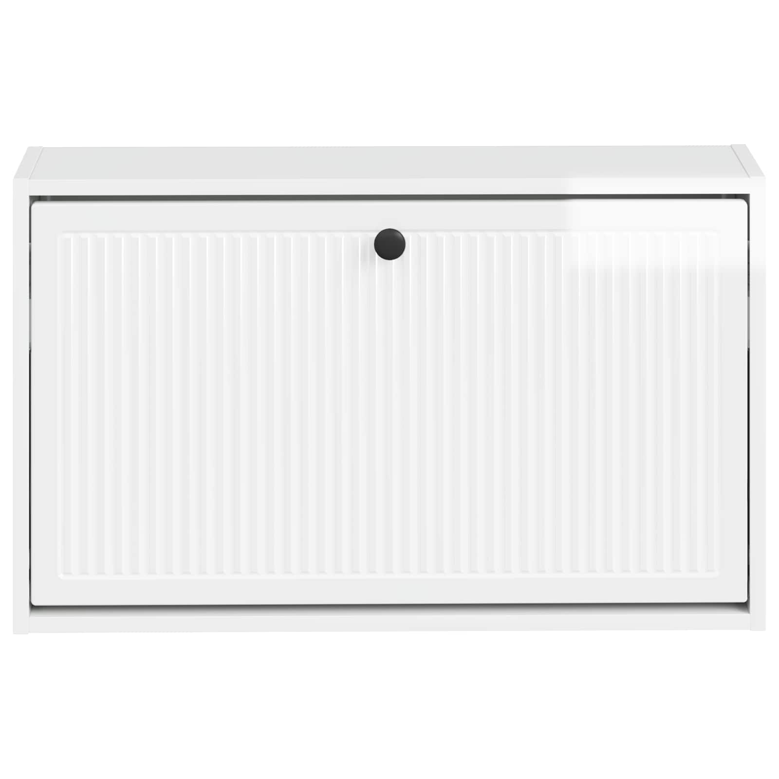 Wandgemonteerde Schoenkast EDE 71 x 17 x 43 cm Bewerkt hout