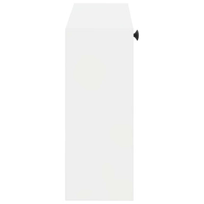 Wandgemonteerde Schoenkast EDE 71 x 17 x 43 cm Bewerkt hout