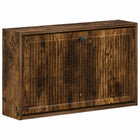Wandgemonteerde Schoenkast EDE 71 x 17 x 43 cm Bewerkt hout