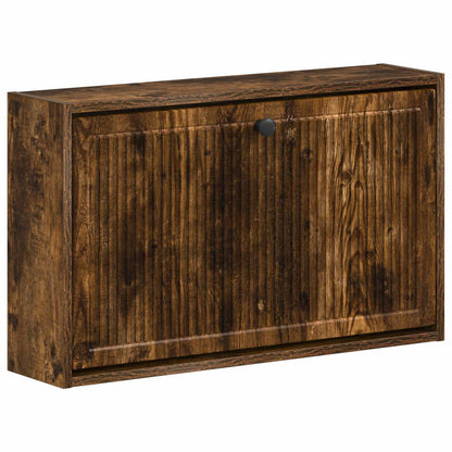 Wandgemonteerde Schoenkast EDE 71 x 17 x 43 cm Bewerkt hout
