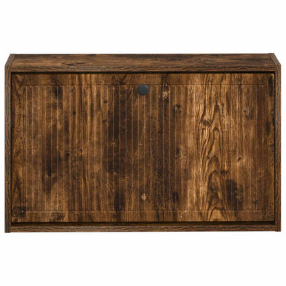 Wandgemonteerde Schoenkast EDE 71 x 17 x 43 cm Bewerkt hout