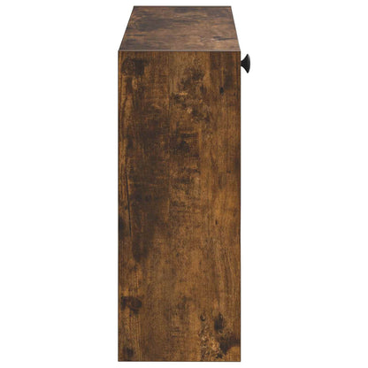 Wandgemonteerde Schoenkast EDE 71 x 17 x 43 cm Bewerkt hout
