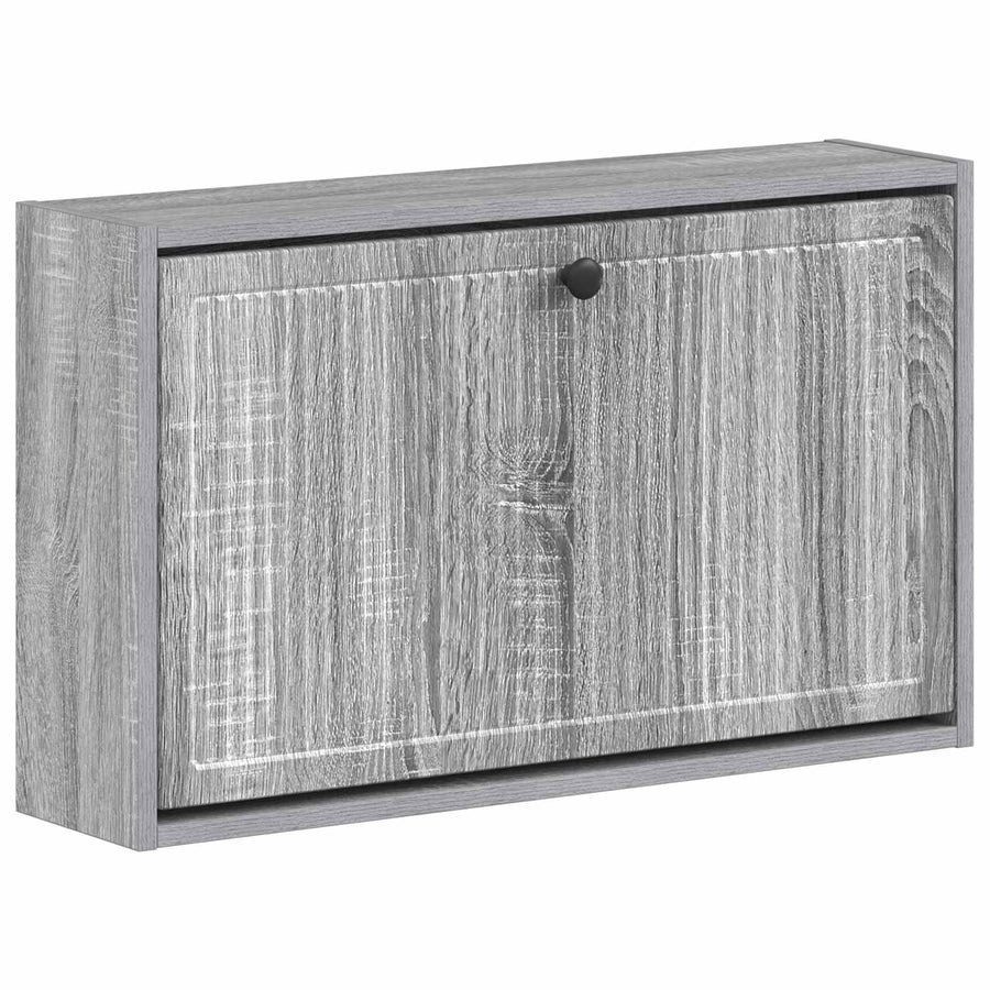 Wandgemonteerde Schoenkast EDE 71 x 17 x 43 cm Bewerkt hout