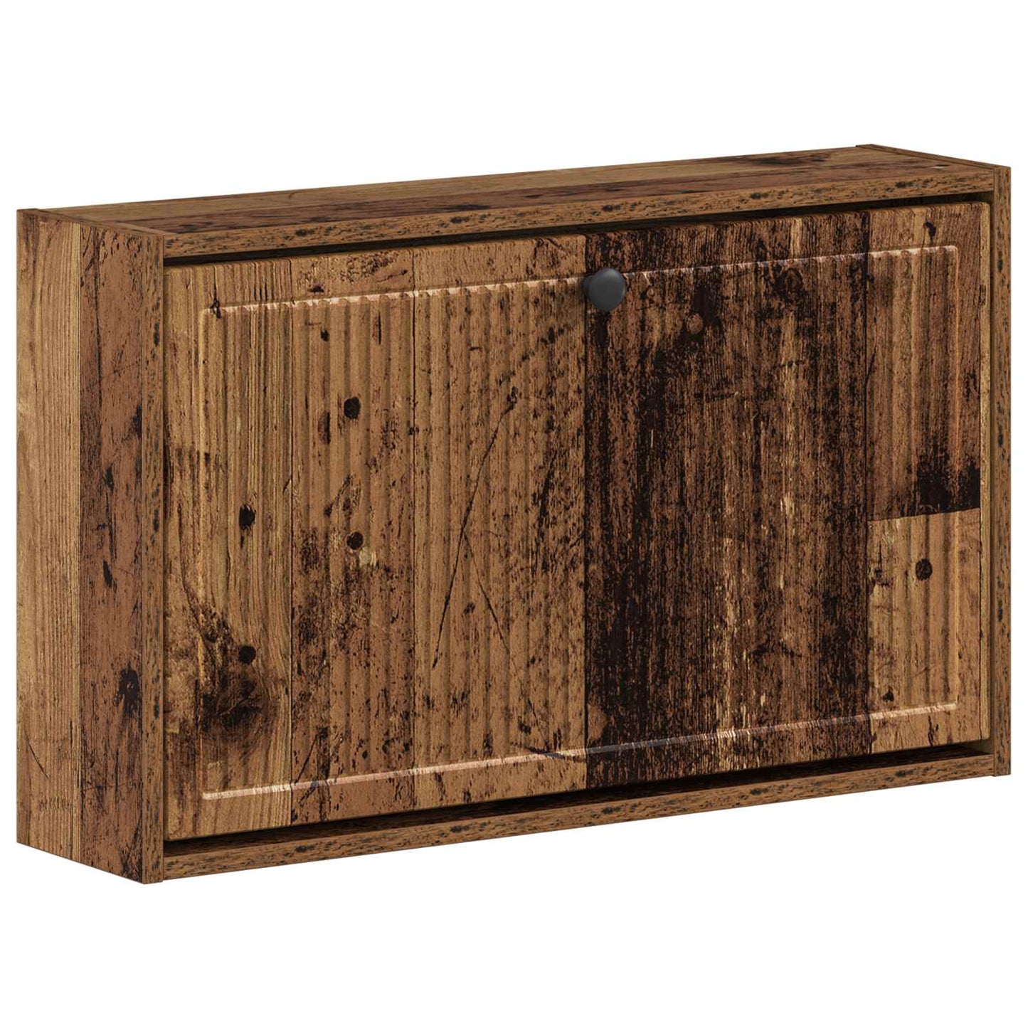 Wandgemonteerde Schoenkast EDE 71 x 17 x 43 cm Bewerkt hout