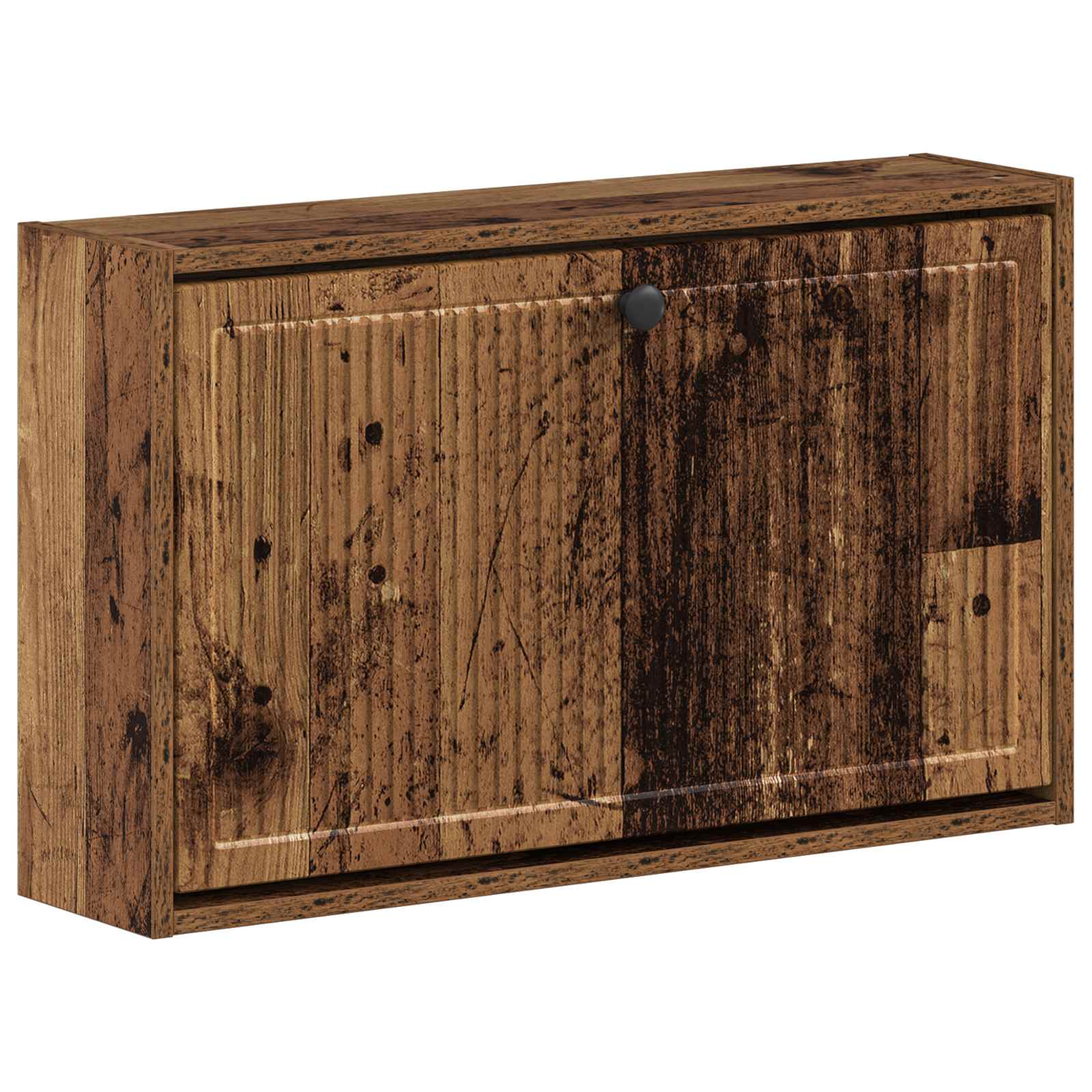 Wandgemonteerde Schoenkast EDE 71 x 17 x 43 cm Bewerkt hout