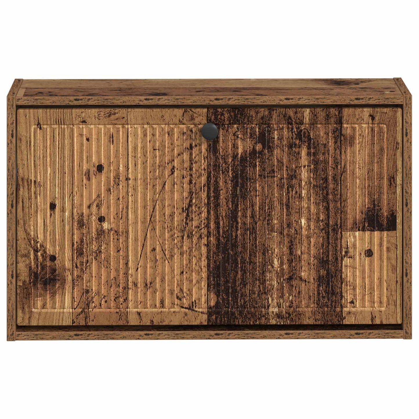Wandgemonteerde Schoenkast EDE 71 x 17 x 43 cm Bewerkt hout