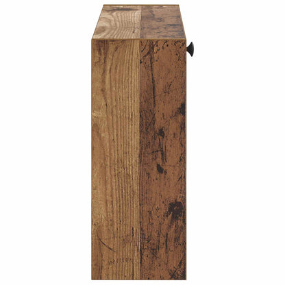 Wandgemonteerde Schoenkast EDE 71 x 17 x 43 cm Bewerkt hout