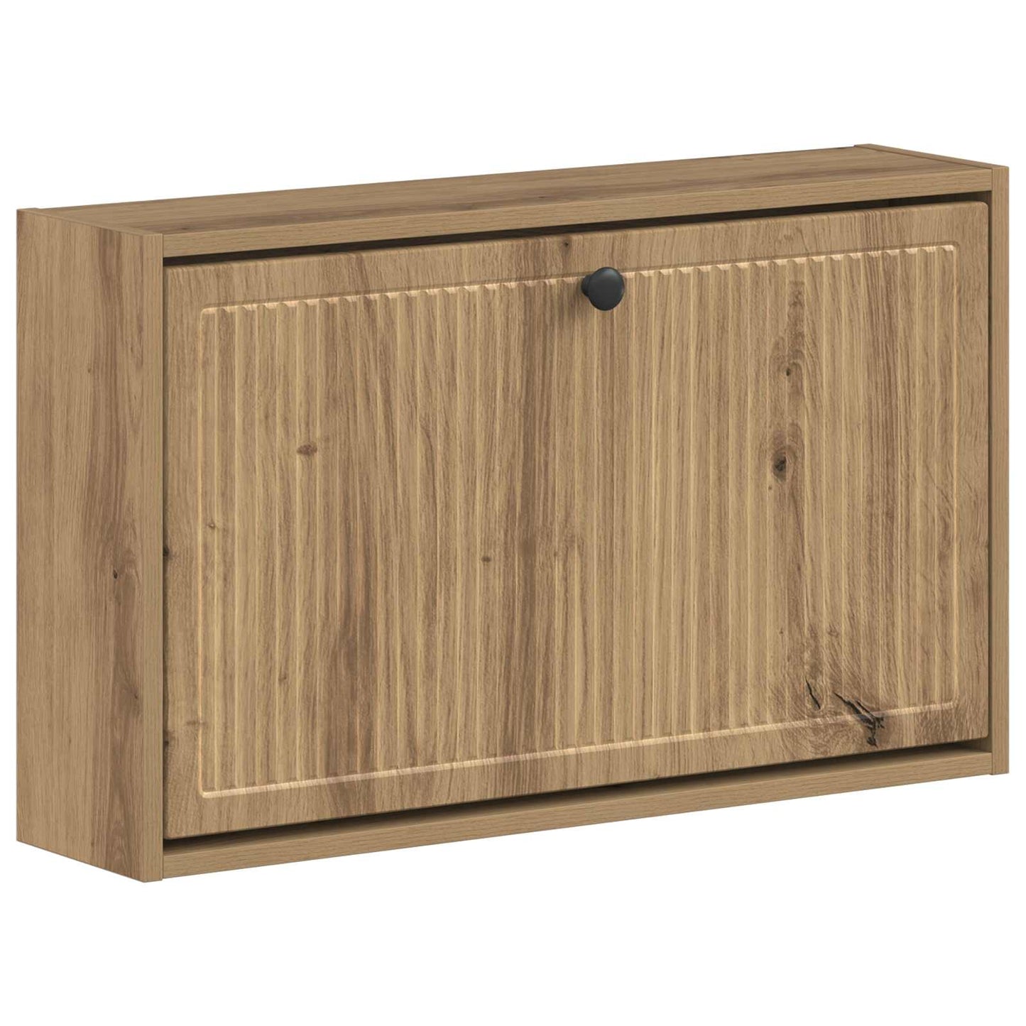 Wandgemonteerde Schoenkast EDE 71 x 17 x 43 cm Bewerkt hout