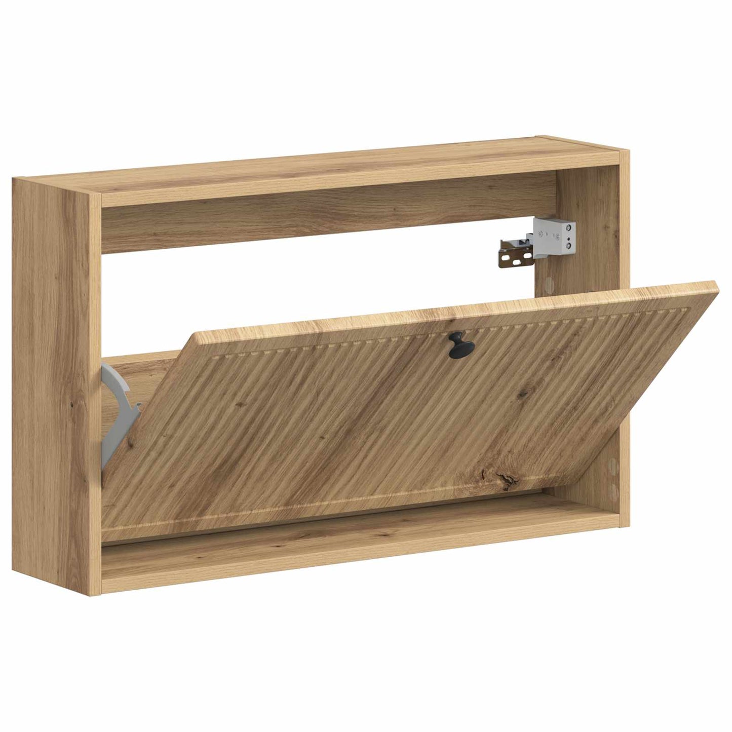 Wandgemonteerde Schoenkast EDE 71 x 17 x 43 cm Bewerkt hout