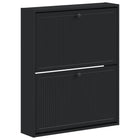 Wandgemonteerde Schoenkast EDE 71 x 17 x 86 cm Bewerkt hout