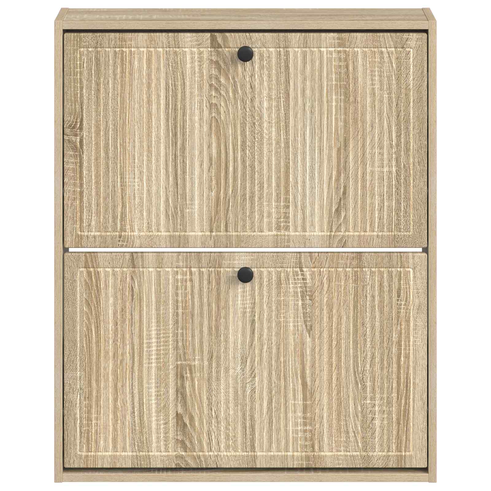 Wandgemonteerde Schoenkast EDE 71 x 17 x 86 cm Bewerkt hout