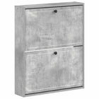 Wandgemonteerde Schoenkast EDE 71 x 17 x 86 cm Bewerkt hout