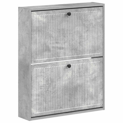 Wandgemonteerde Schoenkast EDE 71 x 17 x 86 cm Bewerkt hout