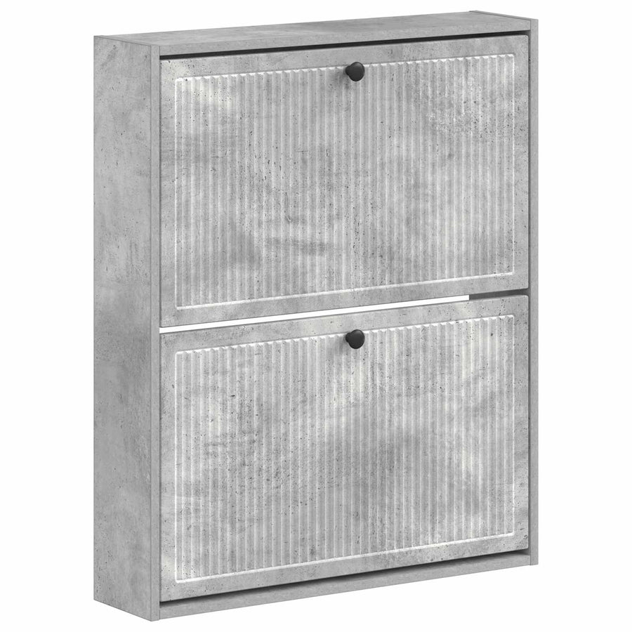 Wandgemonteerde Schoenkast EDE 71 x 17 x 86 cm Bewerkt hout