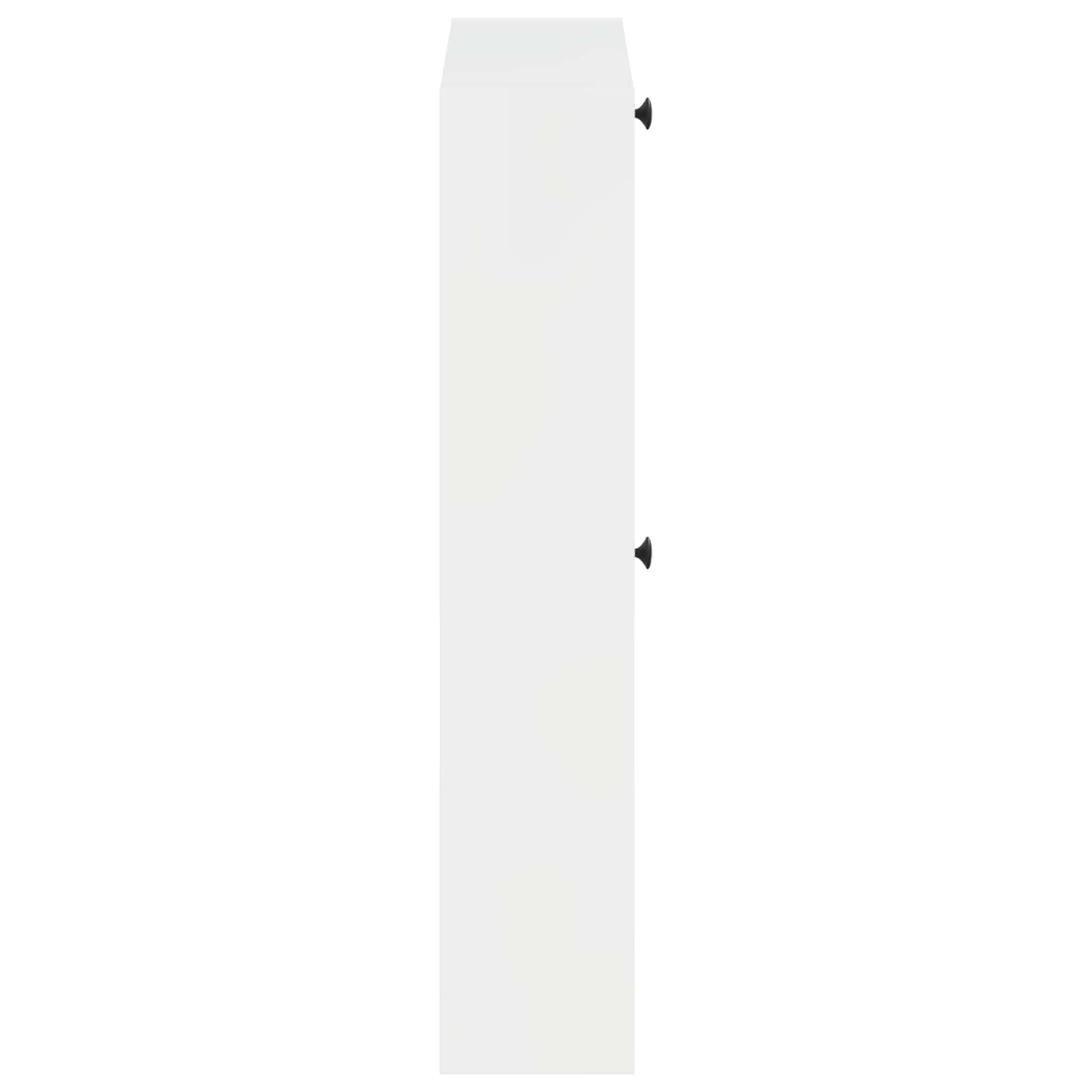 Wandgemonteerde Schoenkast EDE 71 x 17 x 86 cm Bewerkt hout