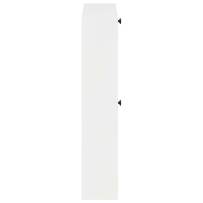 Wandgemonteerde Schoenkast EDE 71 x 17 x 86 cm Bewerkt hout