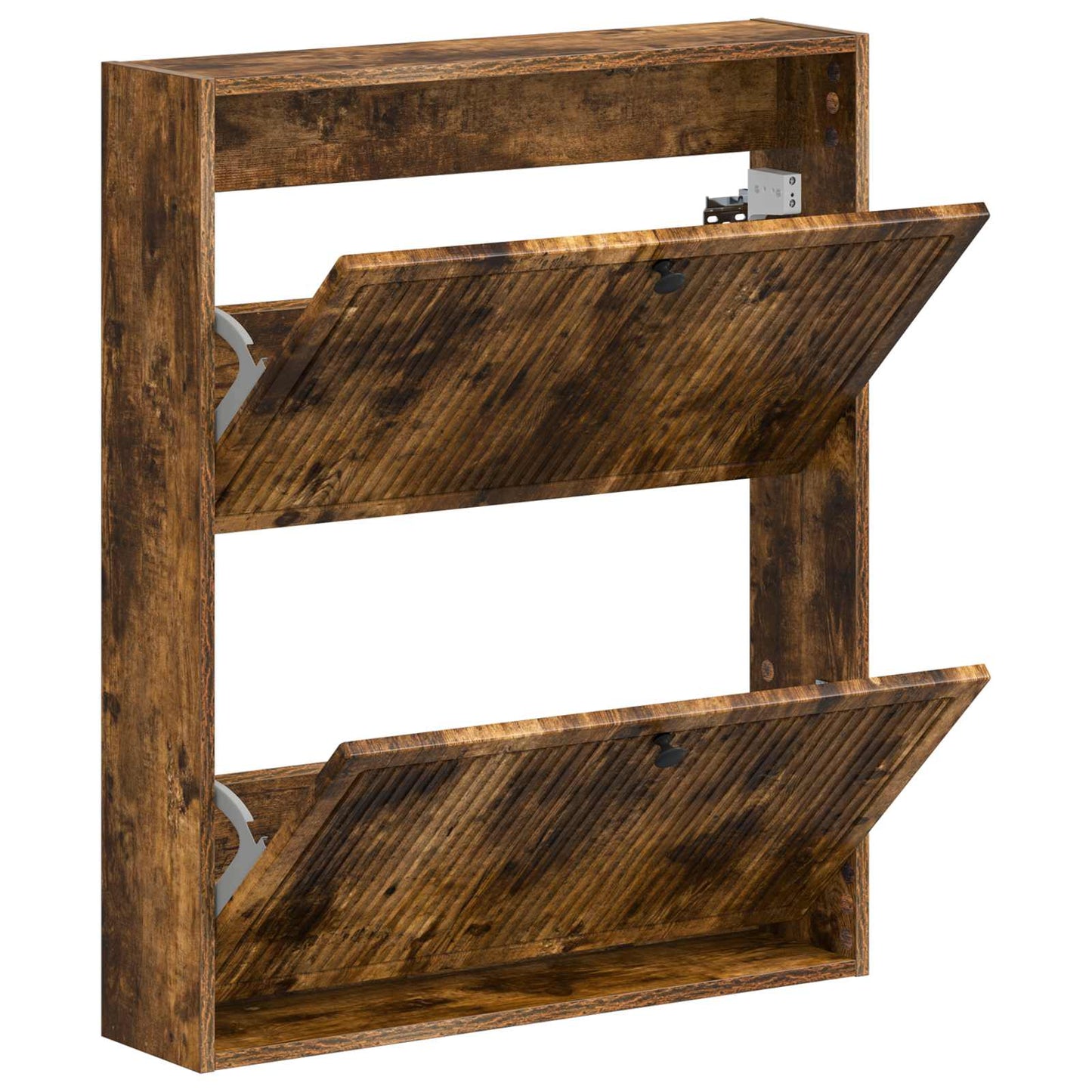 Wandgemonteerde Schoenkast EDE 71 x 17 x 86 cm Bewerkt hout