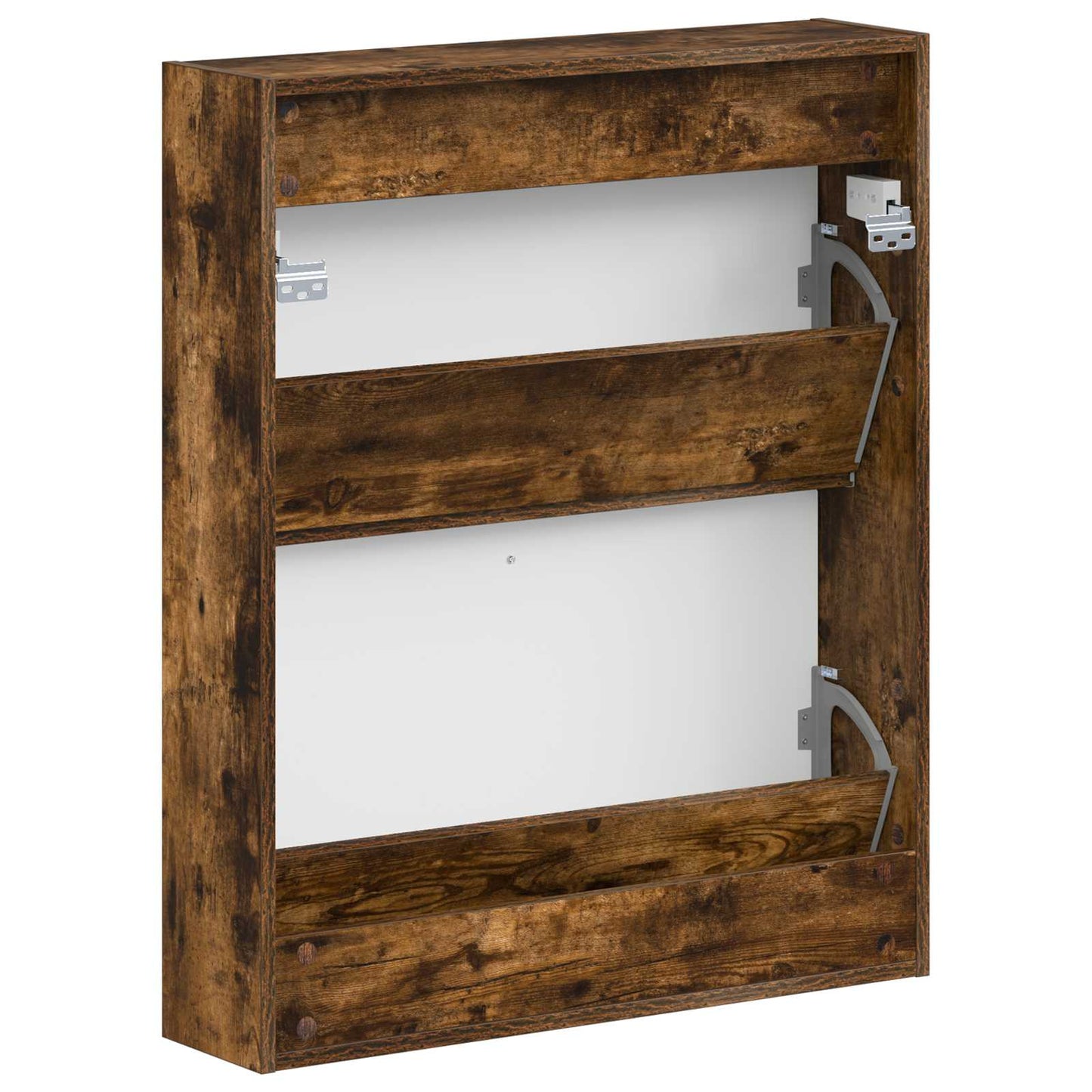 Wandgemonteerde Schoenkast EDE 71 x 17 x 86 cm Bewerkt hout