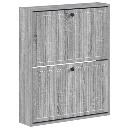 Wandgemonteerde Schoenkast EDE 71 x 17 x 86 cm Bewerkt hout