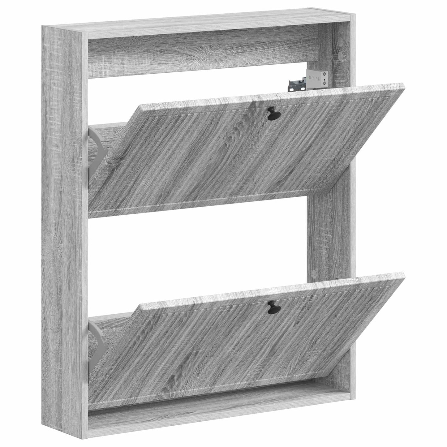 Wandgemonteerde Schoenkast EDE 71 x 17 x 86 cm Bewerkt hout