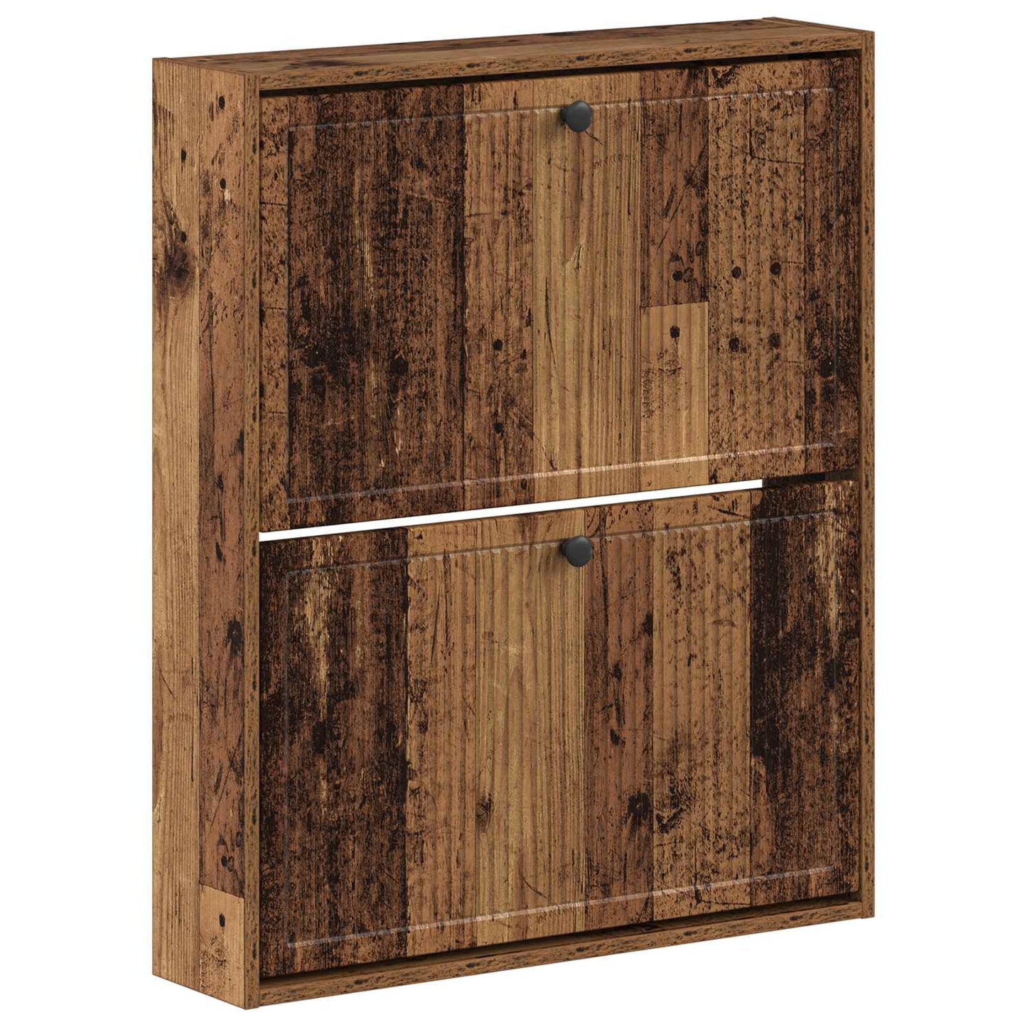 Wandgemonteerde Schoenkast EDE 71 x 17 x 86 cm Bewerkt hout