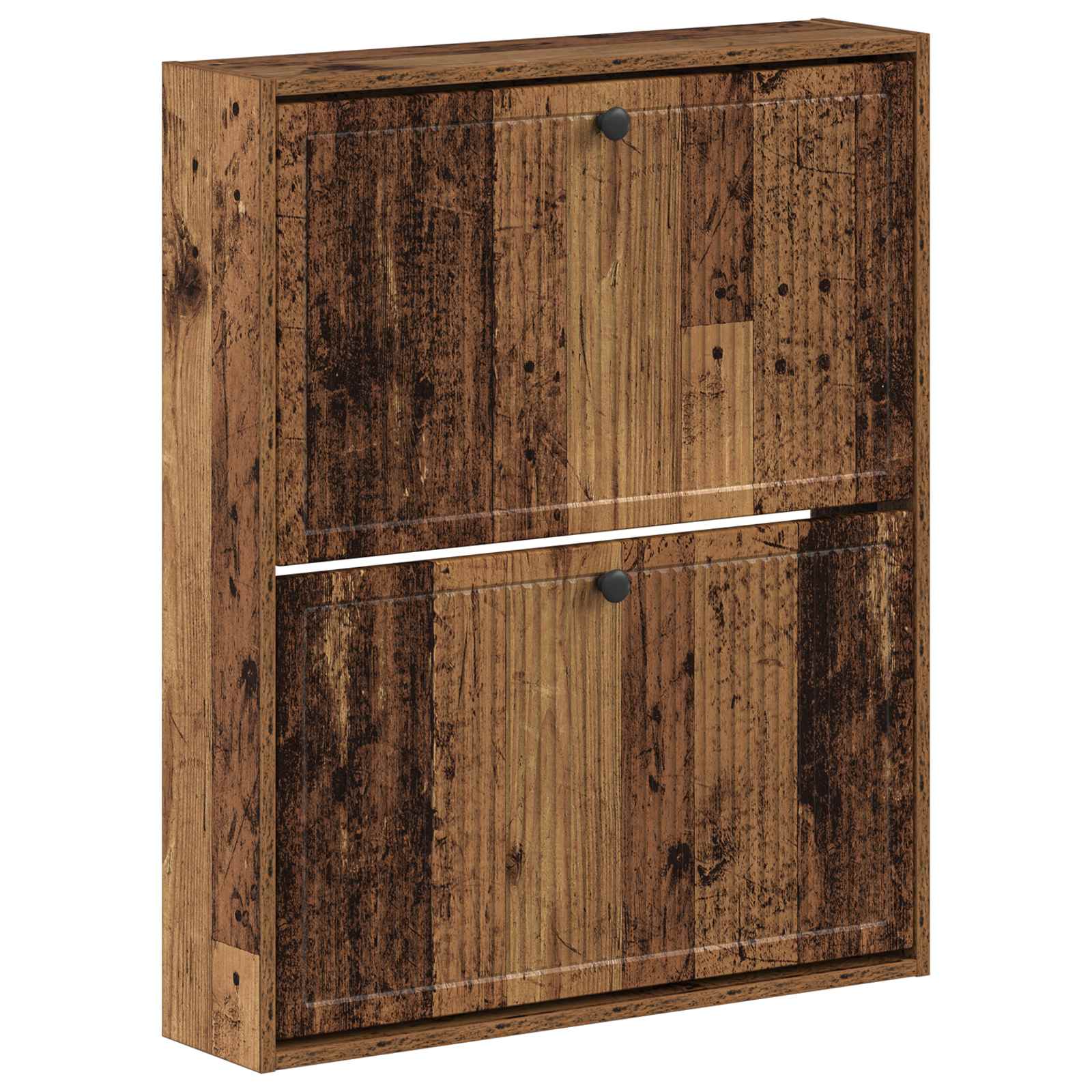 Wandgemonteerde Schoenkast EDE 71 x 17 x 86 cm Bewerkt hout