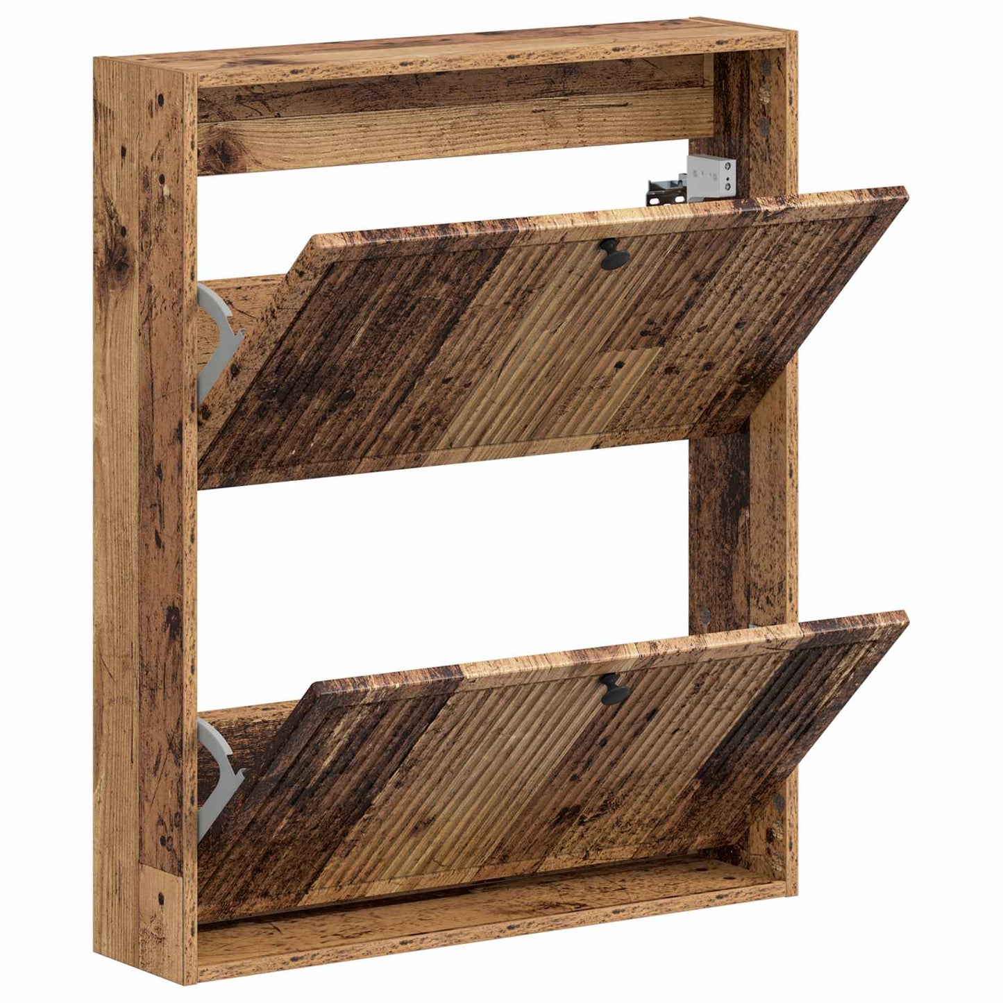 Wandgemonteerde Schoenkast EDE 71 x 17 x 86 cm Bewerkt hout
