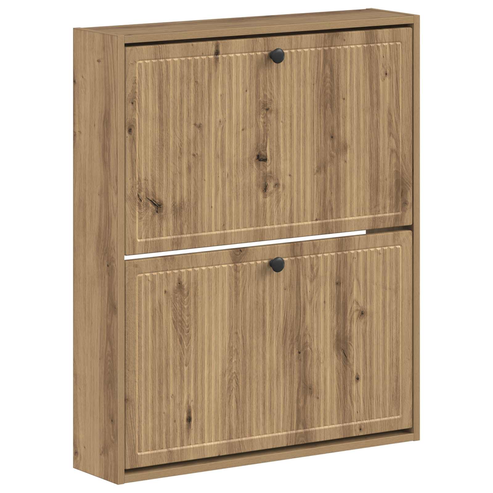 Wandgemonteerde Schoenkast EDE 71 x 17 x 86 cm Bewerkt hout