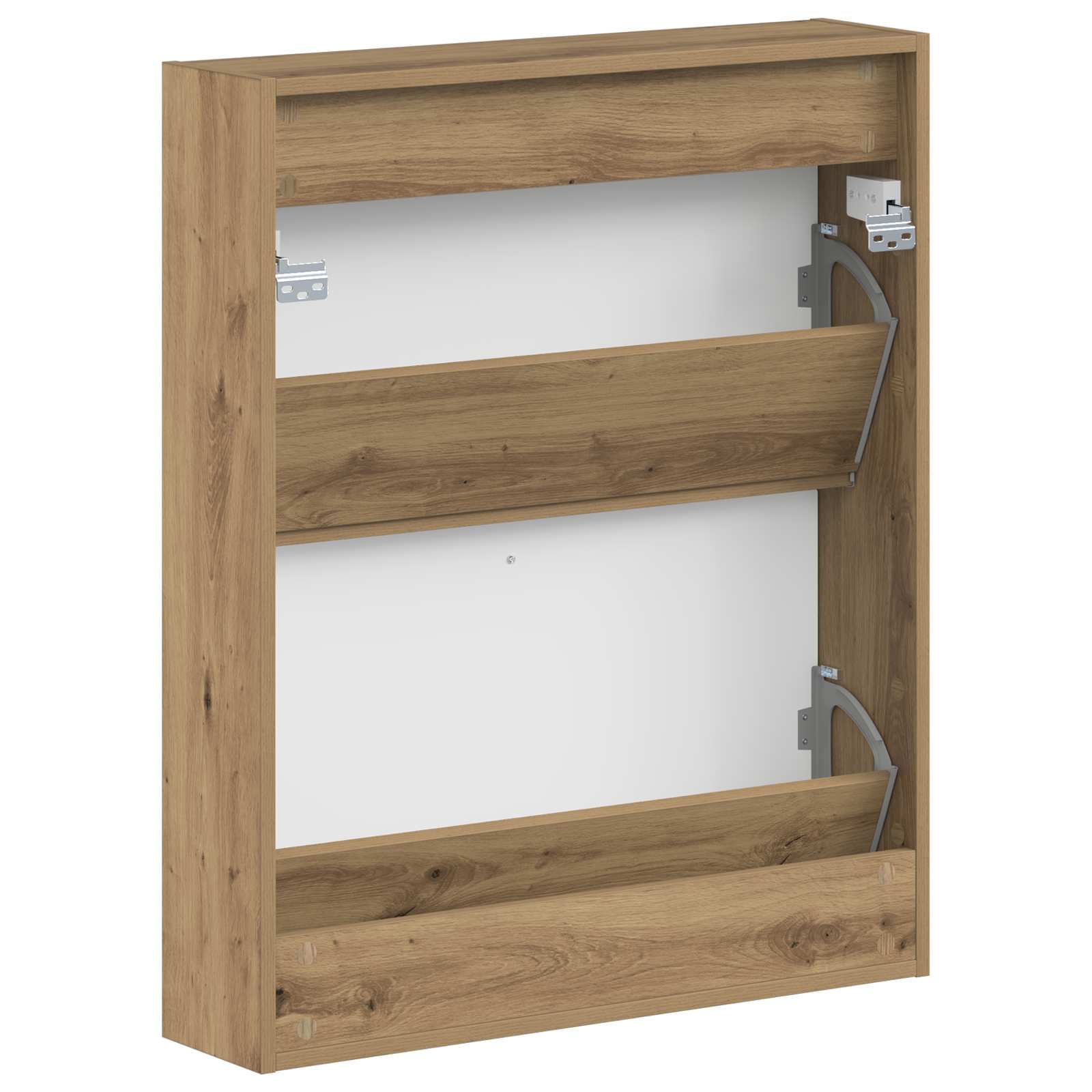 Wandgemonteerde Schoenkast EDE 71 x 17 x 86 cm Bewerkt hout