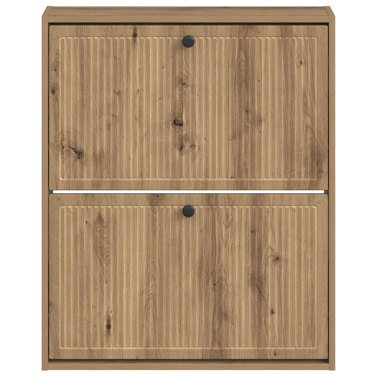 Wandgemonteerde Schoenkast EDE 71 x 17 x 86 cm Bewerkt hout