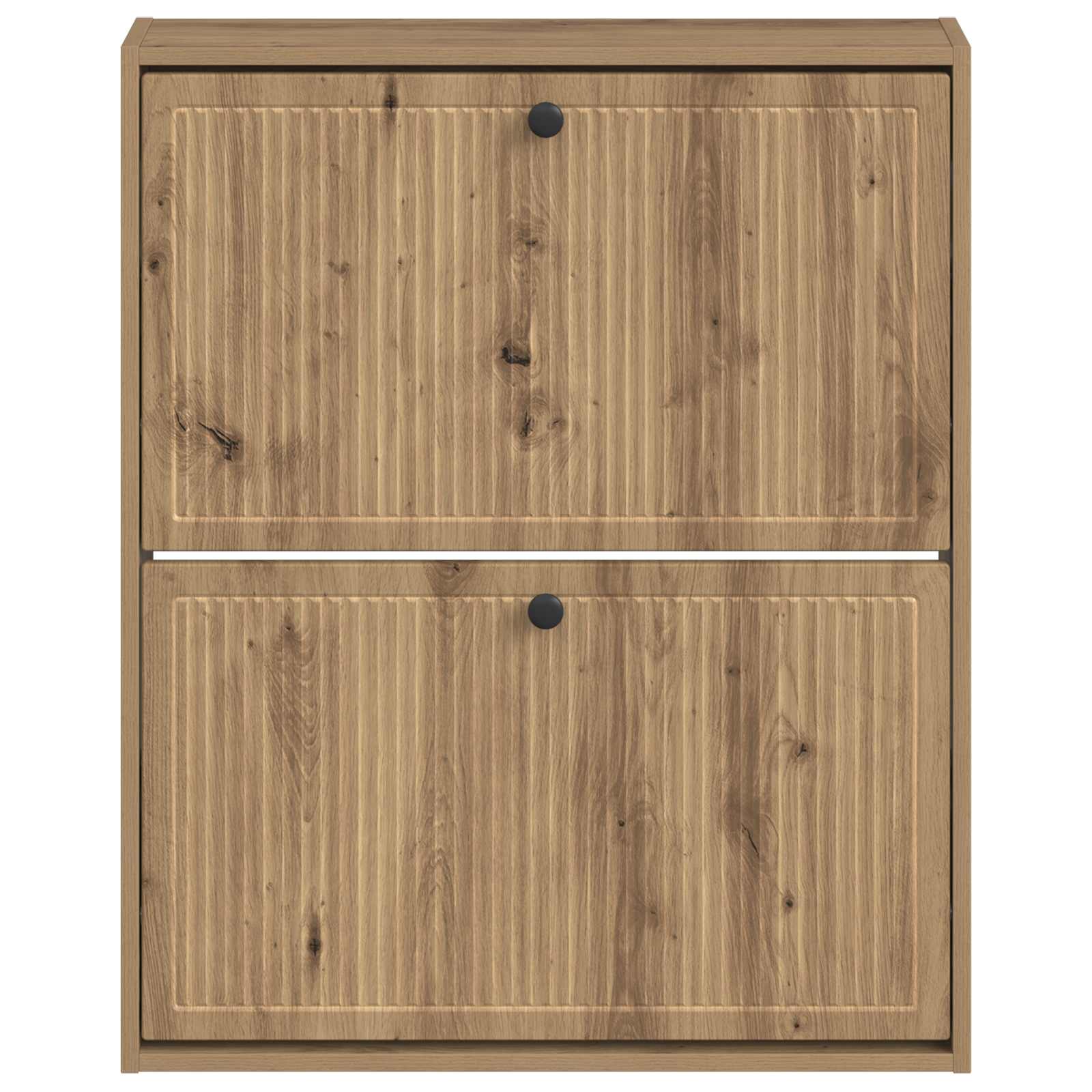 Wandgemonteerde Schoenkast EDE 71 x 17 x 86 cm Bewerkt hout