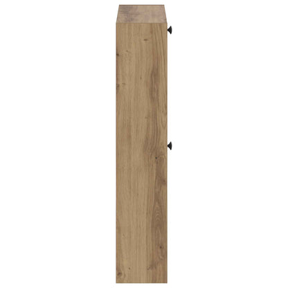 Wandgemonteerde Schoenkast EDE 71 x 17 x 86 cm Bewerkt hout