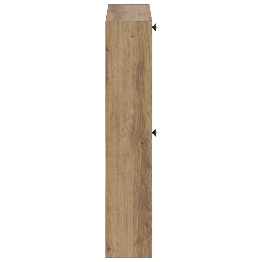 Wandgemonteerde Schoenkast EDE 71 x 17 x 86 cm Bewerkt hout