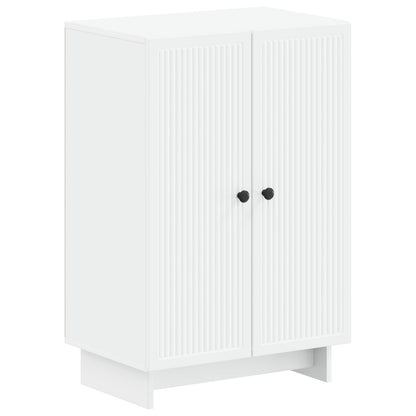 Schoenenkast EDE 59,5 x 39,5 x 90 cm Bewerkt hout Wit