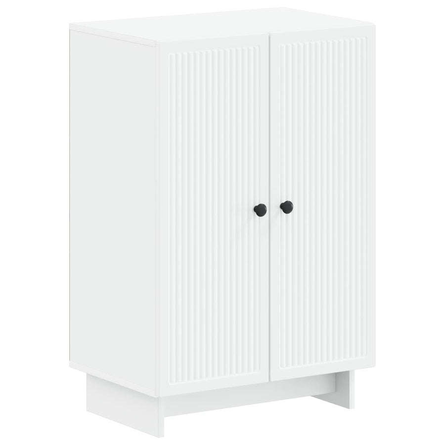 Schoenenkast EDE 59,5 x 39,5 x 90 cm Bewerkt hout Wit
