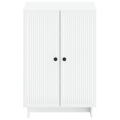Schoenenkast EDE 59,5 x 39,5 x 90 cm Bewerkt hout Wit