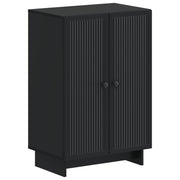 Schoenenkast 59,5x39,5x90 cm zwart bewerkt hout