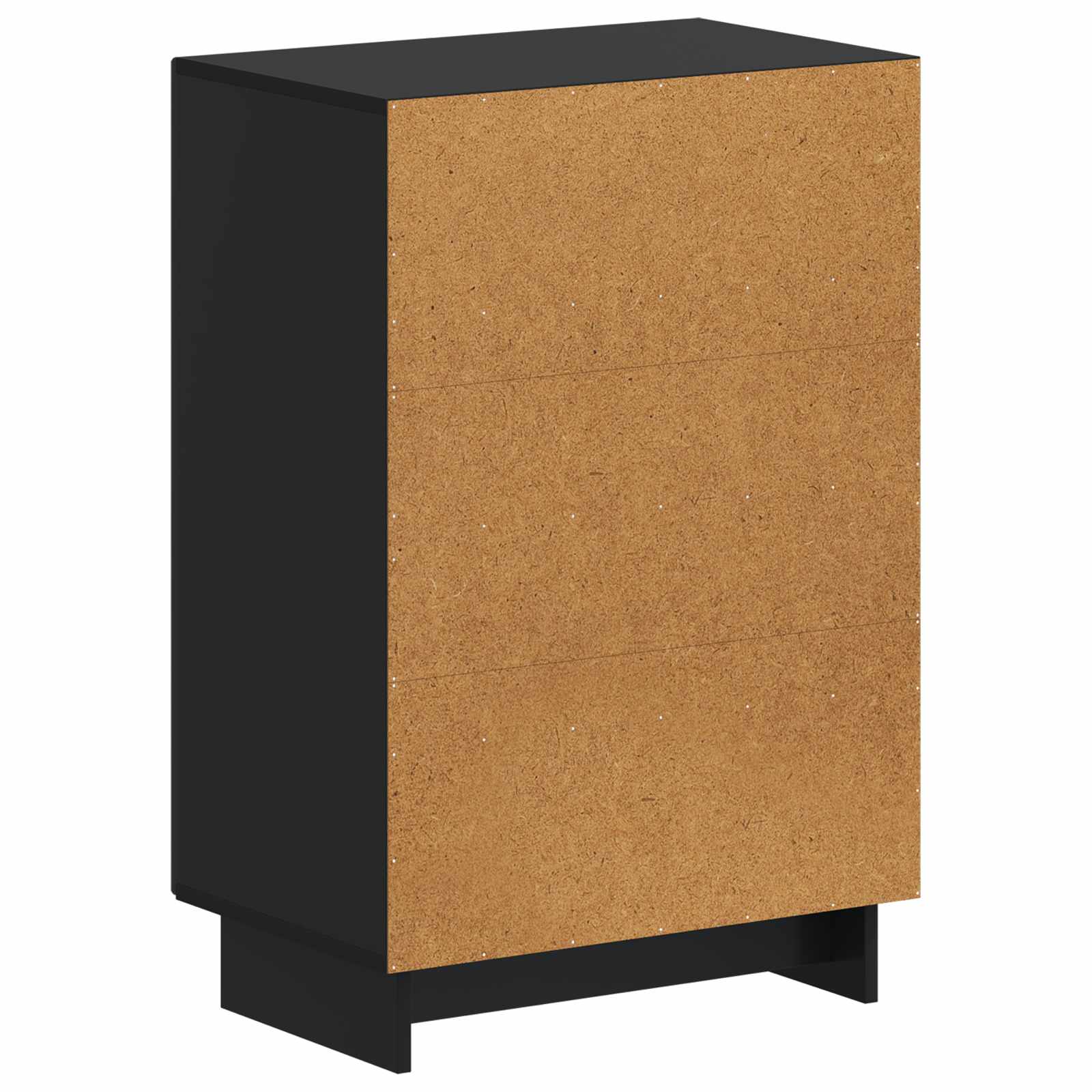Schoenenkast EDE 59,5 x 39,5 x 90 cm Bewerkt hout Zwart