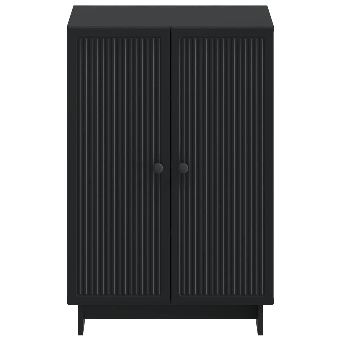 Schoenenkast EDE 59,5 x 39,5 x 90 cm Bewerkt hout Zwart