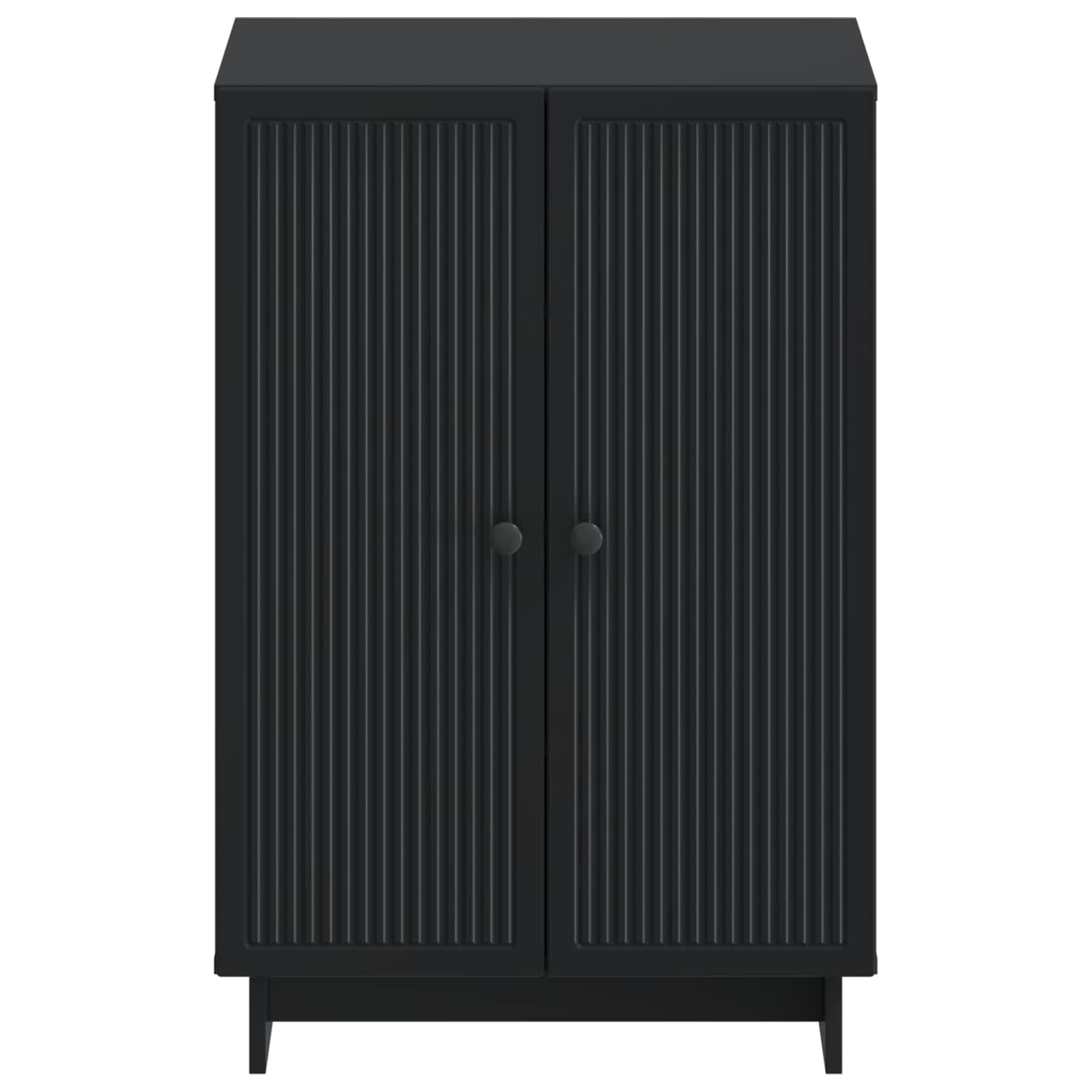 Schoenenkast EDE 59,5 x 39,5 x 90 cm Bewerkt hout Zwart
