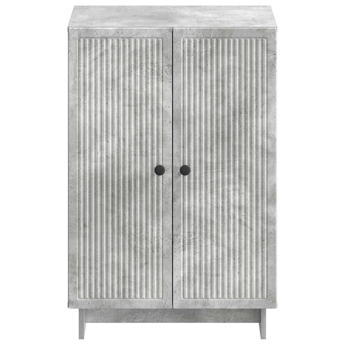 Schoenenkast EDE 59,5 x 39,5 x 90 cm Bewerkt hout Betongrijs