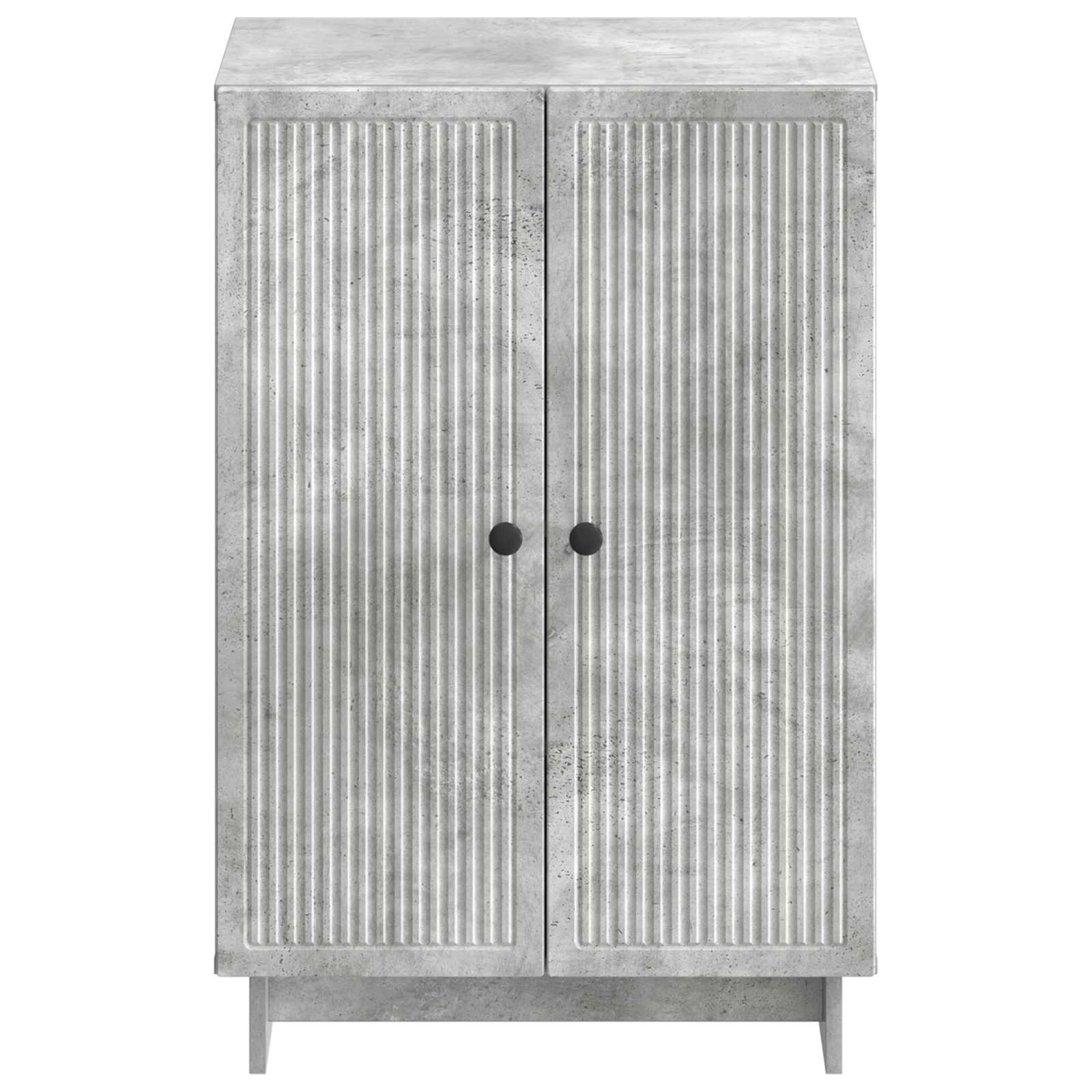 Schoenenkast EDE 59,5 x 39,5 x 90 cm Bewerkt hout Betongrijs