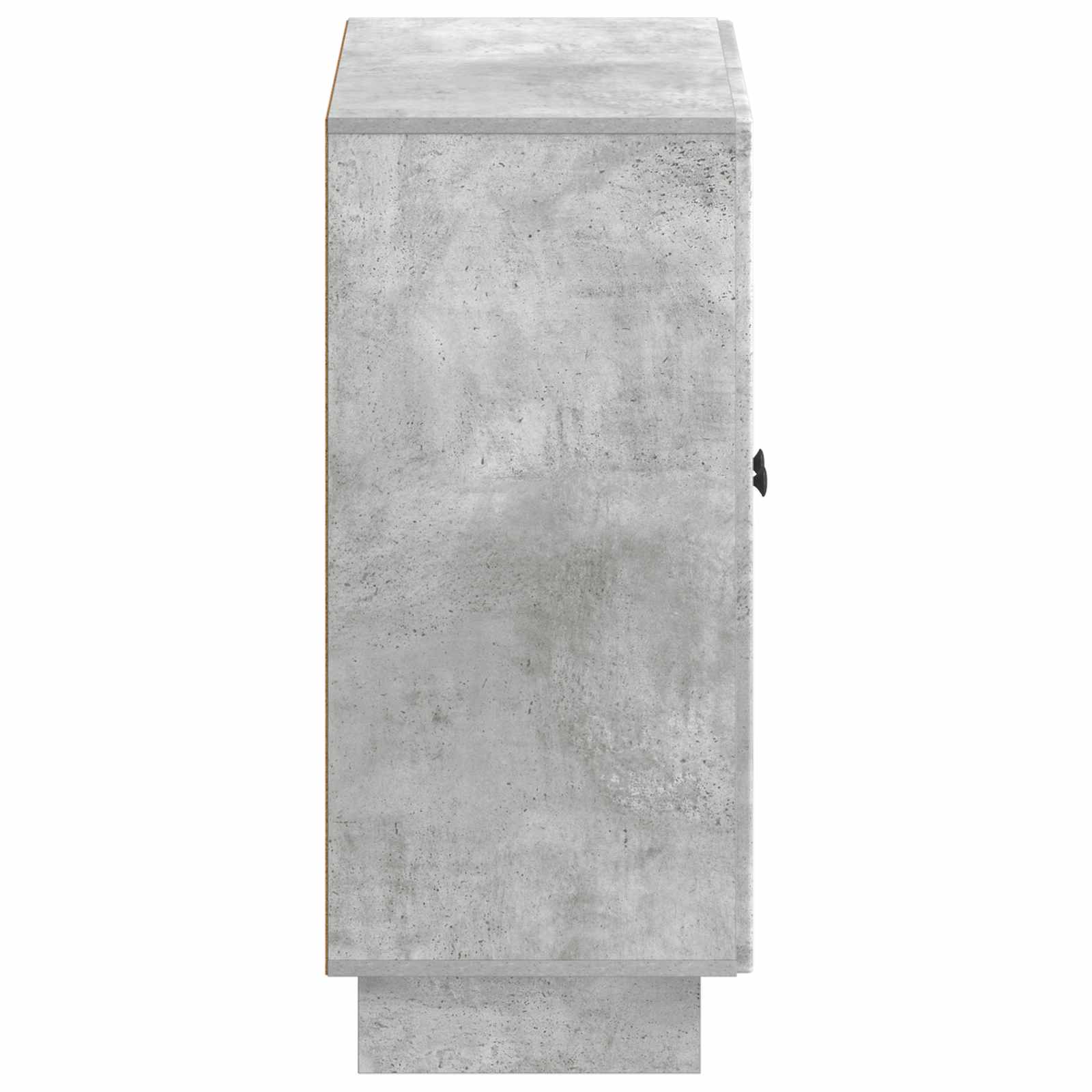 Schoenenkast EDE 59,5 x 39,5 x 90 cm Bewerkt hout Betongrijs