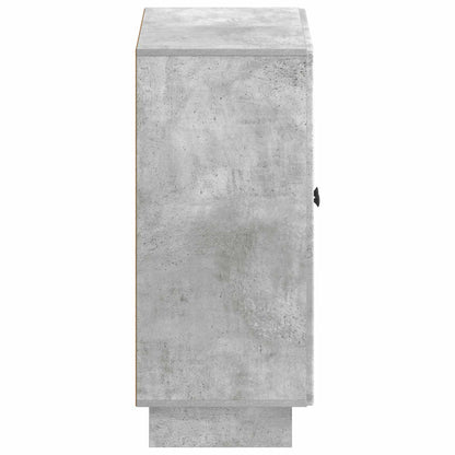Schoenenkast EDE 59,5 x 39,5 x 90 cm Bewerkt hout Betongrijs
